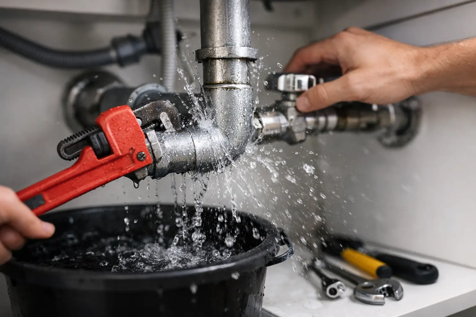 How to Stop a Burst Pipe Fast